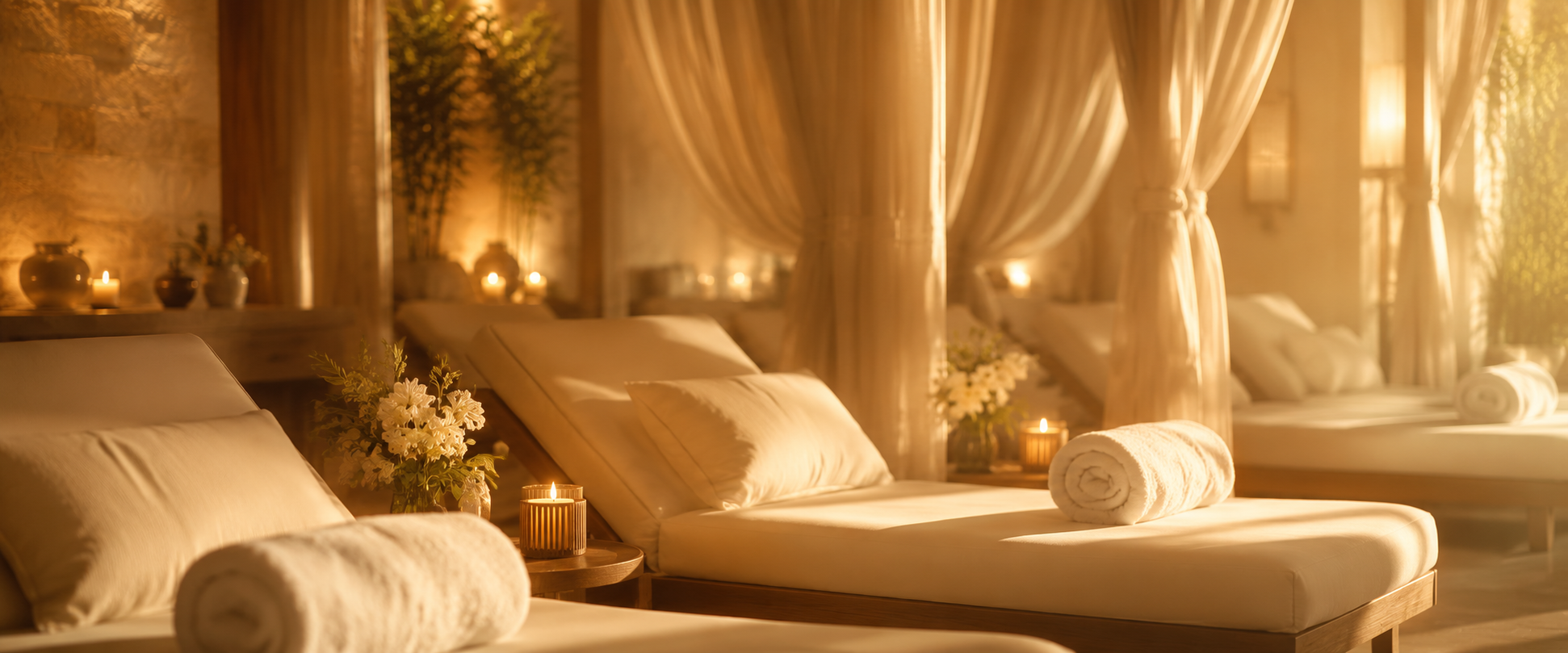 Luxe Luminary Spa lounge