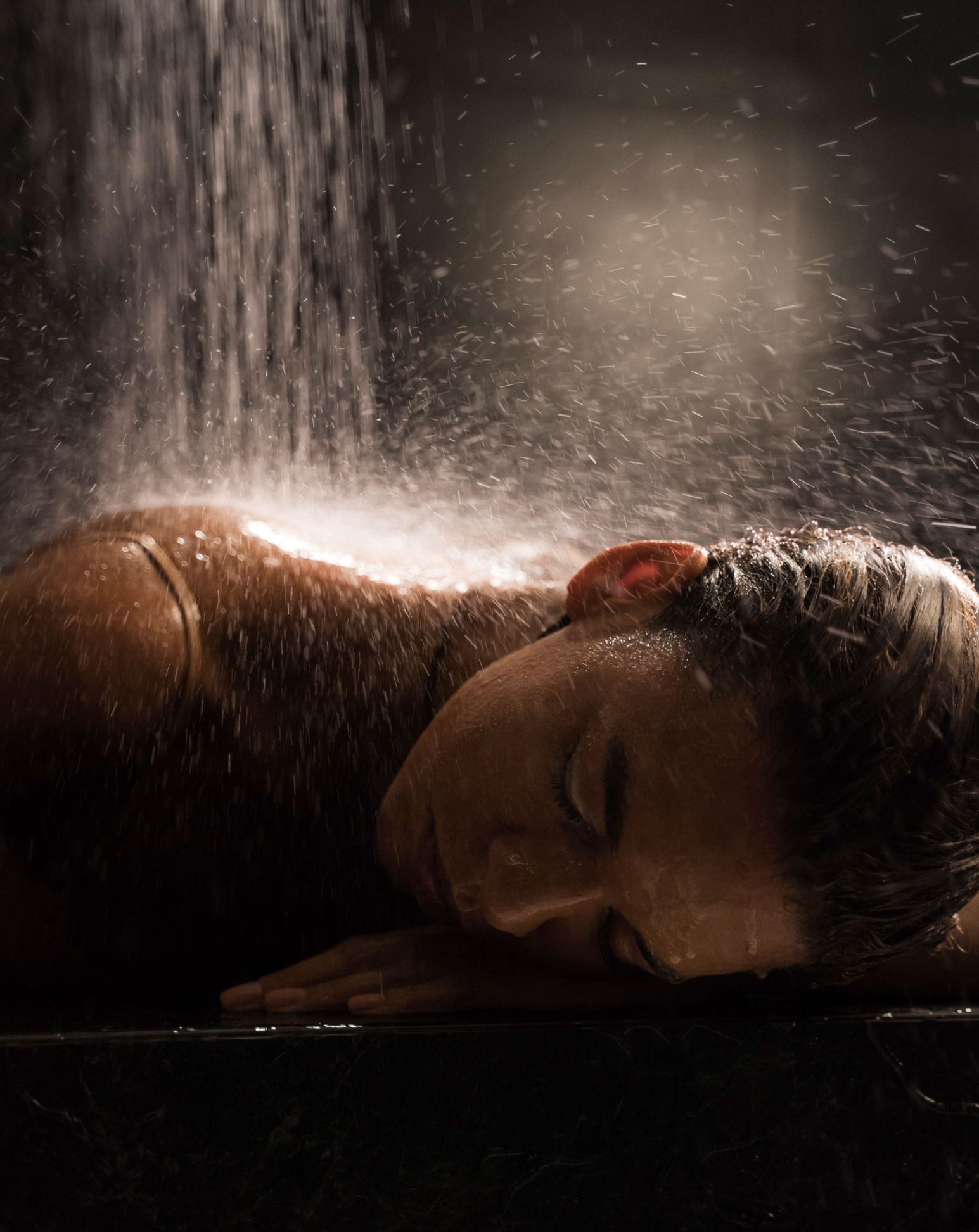 Spa treatment ambiance